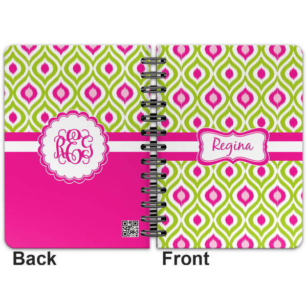 Ogee Ikat Spiral Journal 5 x 7 - Apvl