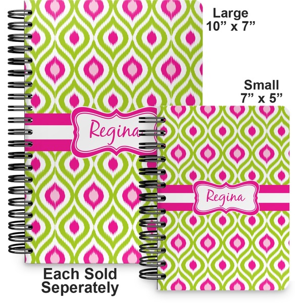 Ogee Ikat Spiral Journal - Comparison