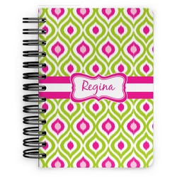 Ogee Ikat Spiral Notebook - 5x7 w/ Name or Text