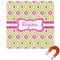 Ogee Ikat Square Car Magnet - 6" (Personalized)