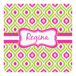 Ogee Ikat Square Decal - Large (Personalized)