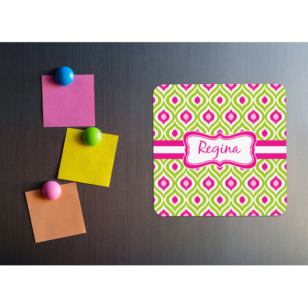 Ogee Ikat Square Fridge Magnet - LIFESTYLE