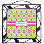Ogee Ikat Square Trivet (Personalized)