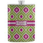 Ogee Ikat Stainless Steel Flask (Personalized)
