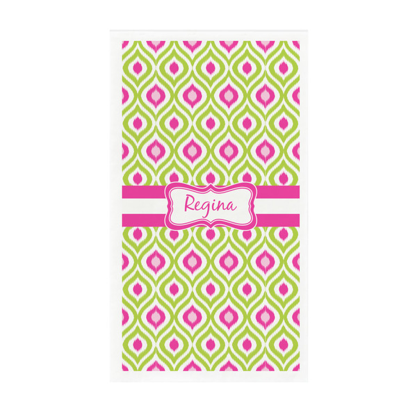 Custom Ogee Ikat Guest Paper Towels - Full Color - Standard (Personalized)