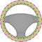 Ogee Ikat Steering Wheel Cover