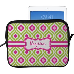 Ogee Ikat Tablet Case / Sleeve - Large (Personalized)