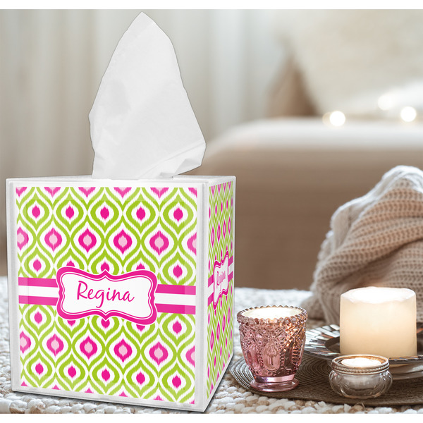 Ogee Ikat Tissue Box - LIFESTYLE
