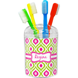 Ogee Ikat Toothbrush Holder (Personalized)
