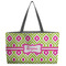Ogee Ikat Tote w/Black Handles - Front View