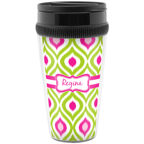Custom Ogee Ikat Acrylic Travel Mug without Handle (Personalized)