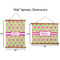 Ogee Ikat Wall Hanging Tapestries - Parent/Sizing