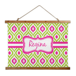 Ogee Ikat Wall Hanging Tapestry - Wide (Personalized)
