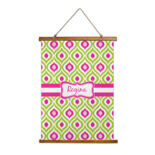 Custom Ogee Ikat Wall Hanging Tapestry - Tall (Personalized)