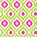 Ogee Ikat Wallpaper & Surface Covering (Water Activated 24"x 24" Sample)