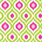 Ogee Ikat Wallpaper & Surface Covering (Water Activated 24"x 24" Sample)