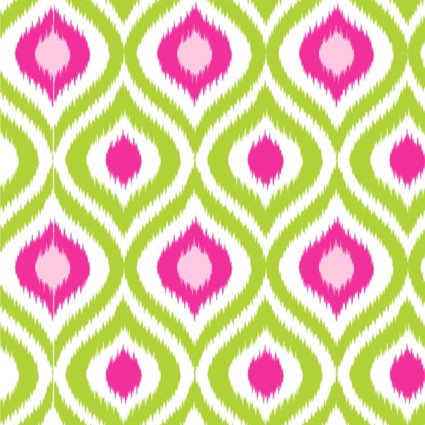 Custom Ogee Ikat Wallpaper & Surface Covering (Water Activated 24"x 24" Sample)