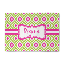 Ogee Ikat Washable Area Rug (Personalized)