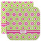 Ogee Ikat Facecloth / Wash Cloth (Personalized)