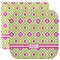 Ogee Ikat Facecloth / Wash Cloth (Personalized)