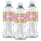 Ogee Ikat Water Bottle Labels - Front View