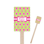 Ogee Ikat Rectangle Wooden Stir Sticks (Personalized)