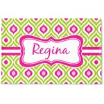 Ogee Ikat Woven Mat (Personalized)