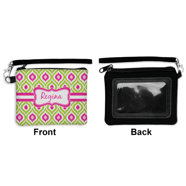 Ogee Ikat Wristlet ID Cases - Front & Back