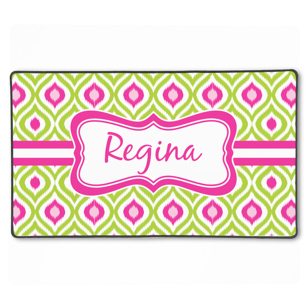 Custom Ogee Ikat XXL Gaming Mouse Pad - 24" x 14" (Personalized)