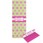 Ogee Ikat Yoga Mat - Printable Front and Back (Personalized)