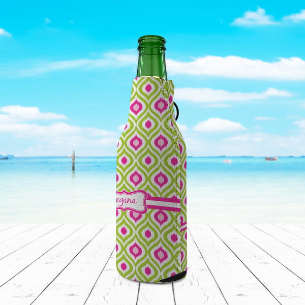 Ogee Ikat Zipper Bottle Cooler - LIFESTYLE