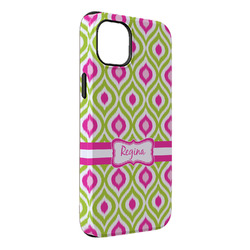 Ogee Ikat iPhone Case - Rubber Lined - iPhone 14 Pro Max (Personalized)