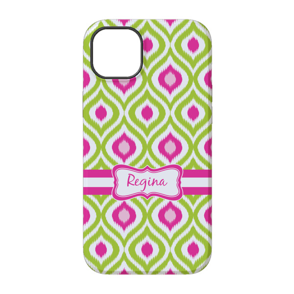 Ogee Ikat iPhone 14 Pro Tough Case - Back