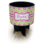 Ogee Ikat Black Beach Spiker Drink Holder (Personalized)