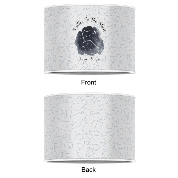 Zodiac Constellations 12" Drum Lampshade - APPROVAL (Poly Film)