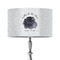 Zodiac Constellations 12" Drum Lampshade - ON STAND (Fabric)