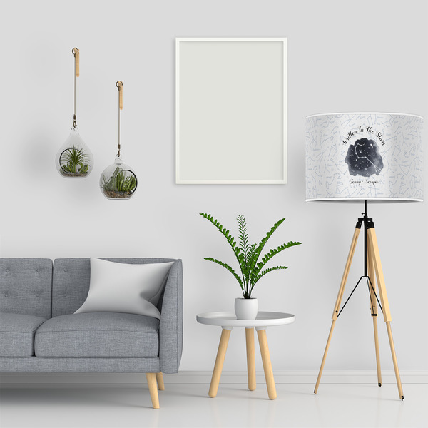 Zodiac Constellations 16" Drum Lampshade - LIFESTYLE