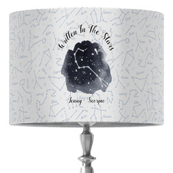 Zodiac Constellations 16" Drum Lamp Shade - Fabric (Personalized)