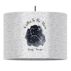 Zodiac Constellations Drum Pendant Lamp (Personalized)