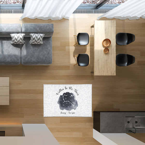 Zodiac Constellations 2'x3' Indoor Area Rugs - IN CONTEXT