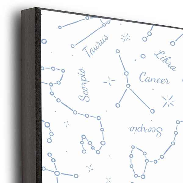 Zodiac Constellations 20x24 Wood Print - Closeup