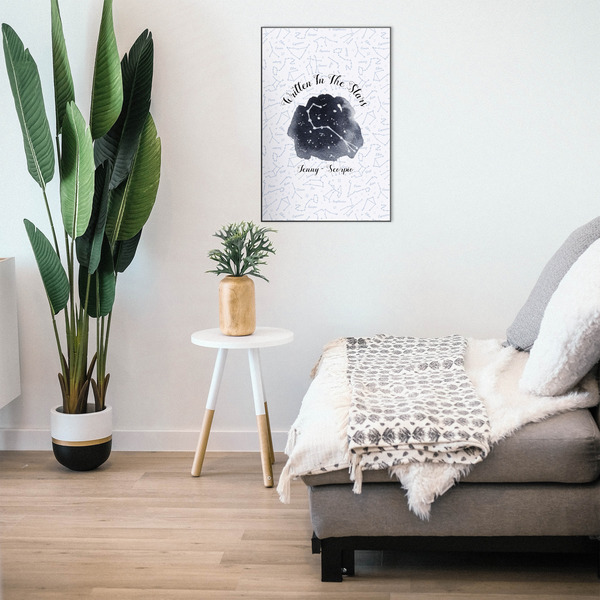 Zodiac Constellations 20x30 Wood Print - In Context