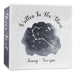 Zodiac Constellations 3-Ring Binder - 2 inch (Personalized)