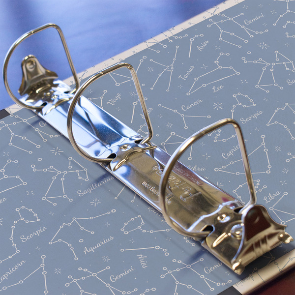 Zodiac Constellations 3 Ring Binders - Full Wrap - 2" - DETAIL