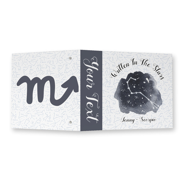 Zodiac Constellations 3 Ring Binders - Full Wrap - 2" - OPEN OUTSIDE