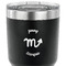 Zodiac Constellations 30 oz Stainless Steel Ringneck Tumbler - Black - CLOSE UP