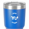 Zodiac Constellations 30 oz Stainless Steel Ringneck Tumbler - Blue - Close Up