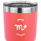 Zodiac Constellations 30 oz Stainless Steel Ringneck Tumbler - Coral - CLOSE UP