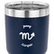 Zodiac Constellations 30 oz Stainless Steel Ringneck Tumbler - Navy - CLOSE UP