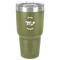 Zodiac Constellations 30 oz Stainless Steel Ringneck Tumbler - Olive - Front